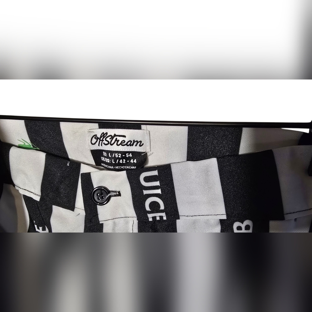 Offstream BEETLEJUICE Striped Black and White Suit Large - Picture 5 of 16